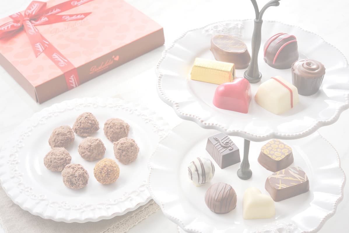 チョコレートの料理写真撮影