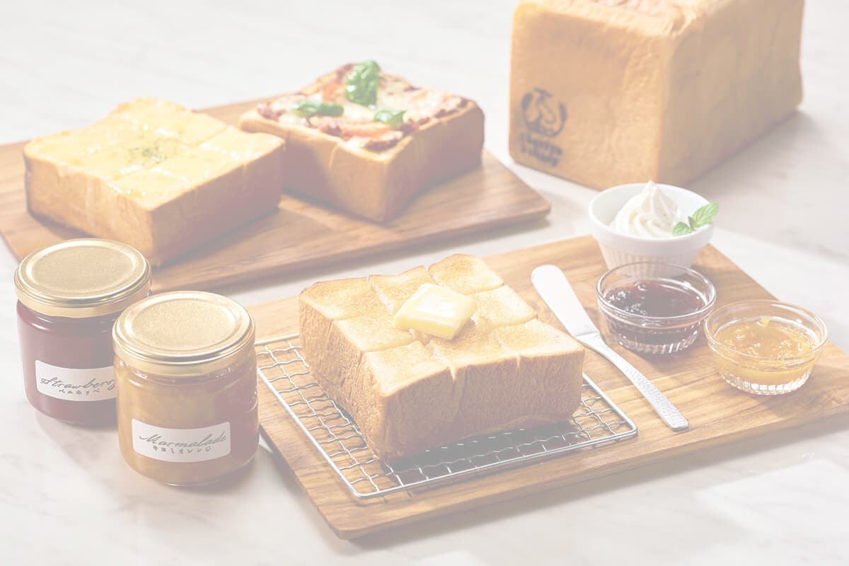 パンの料理写真撮影