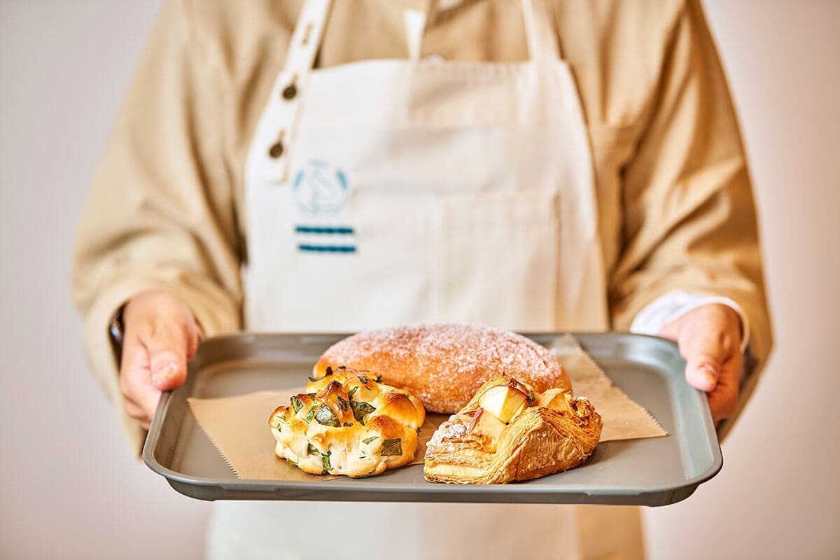 パンの料理写真撮影