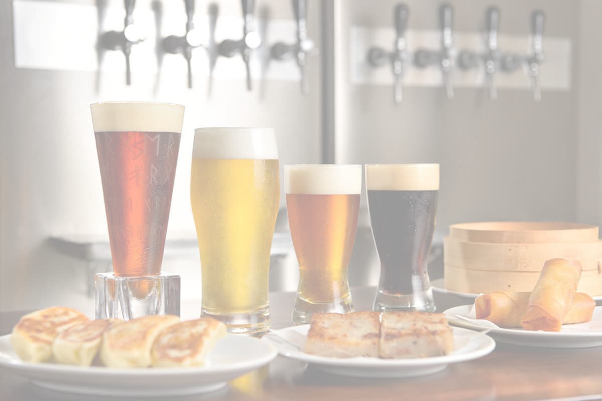 クラフトビールの料理写真