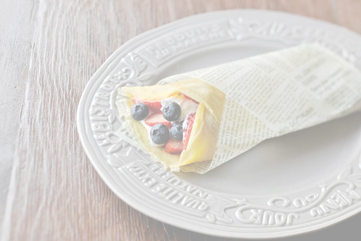 クレープの料理写真