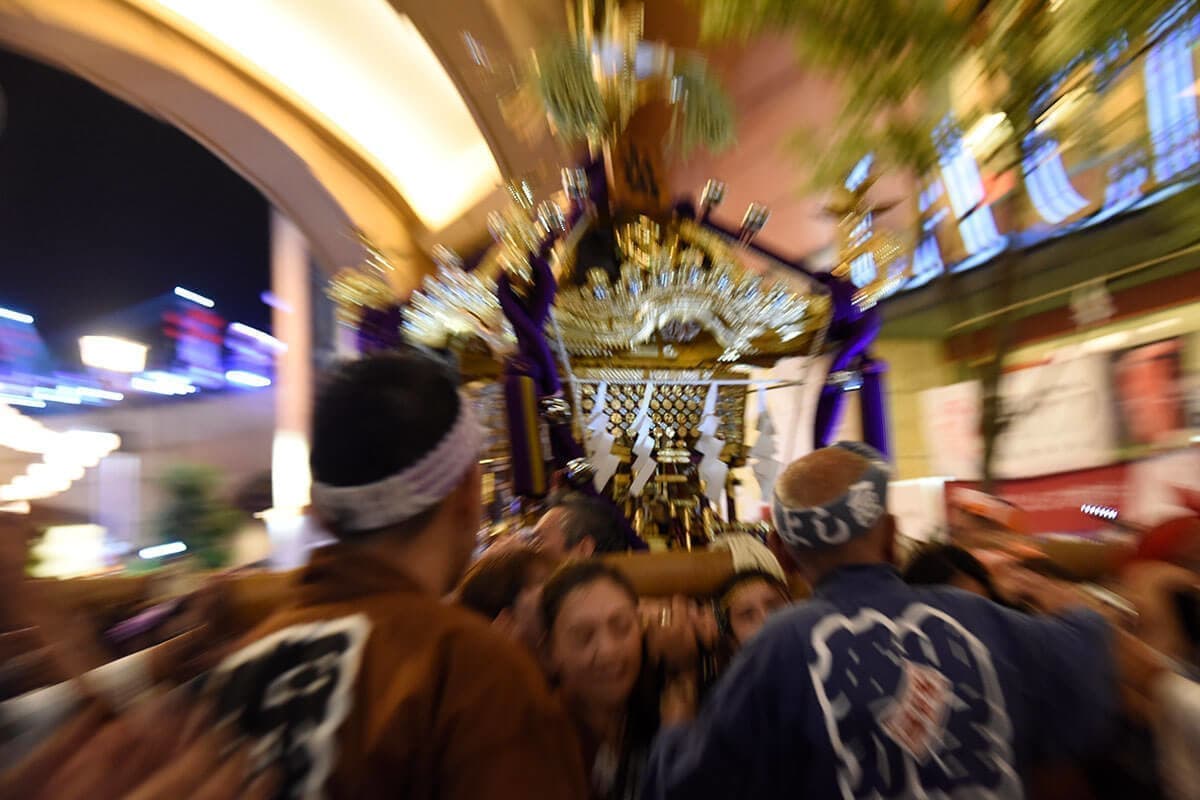 祭りのイベント写真