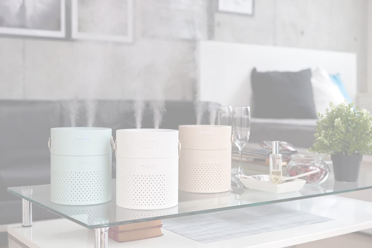 加湿器のイメージ写真撮影