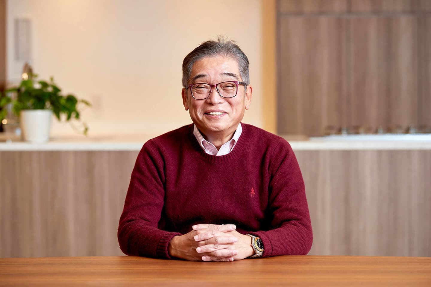 会社代表のプロフィール写真