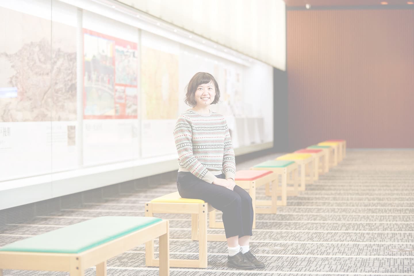 女性社員のプロフィール写真