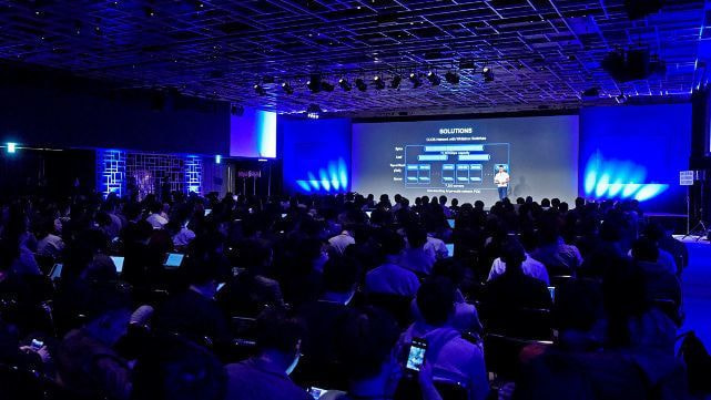 企業イベントの写真