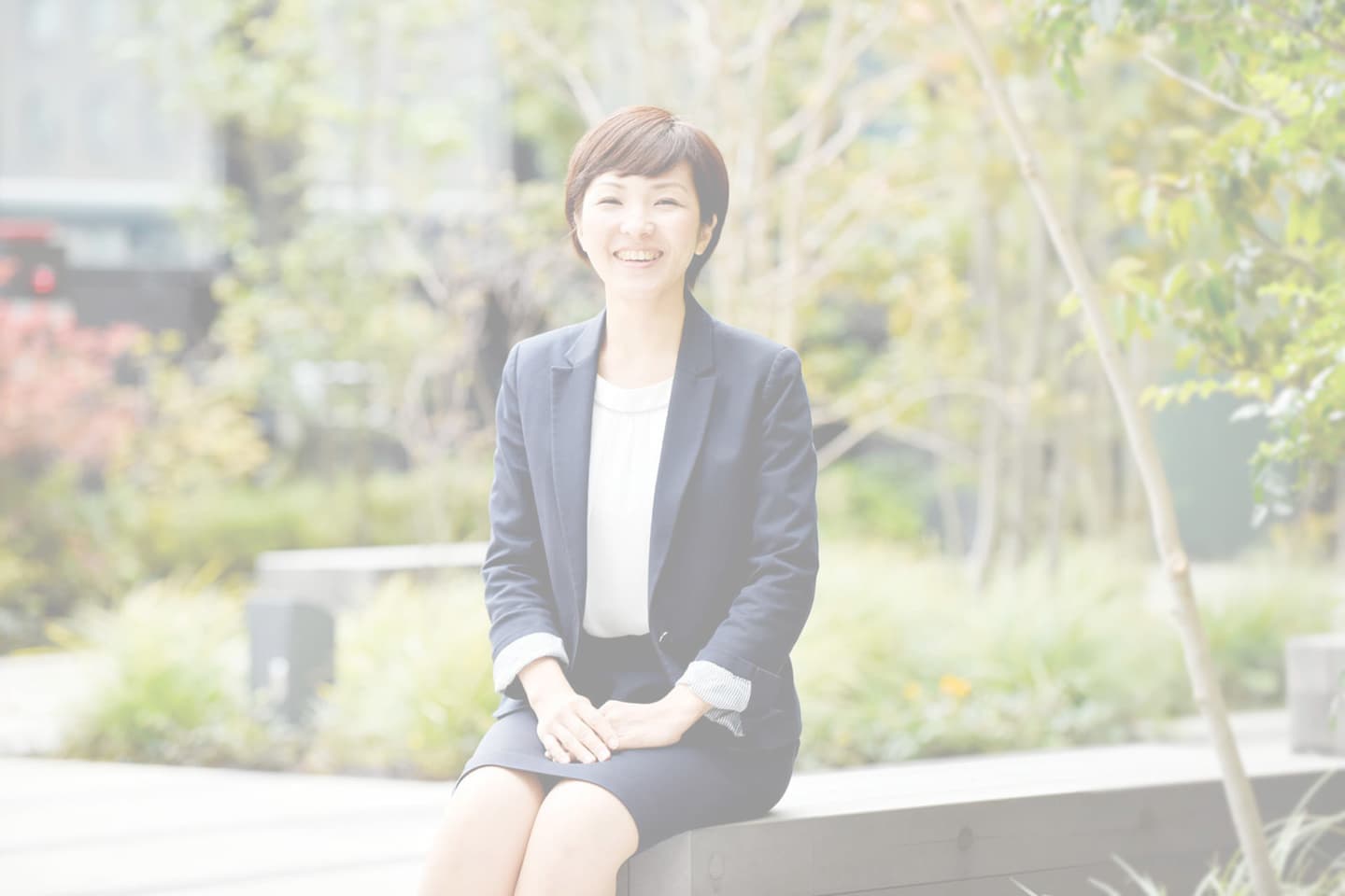 女性社員のプロフィール写真