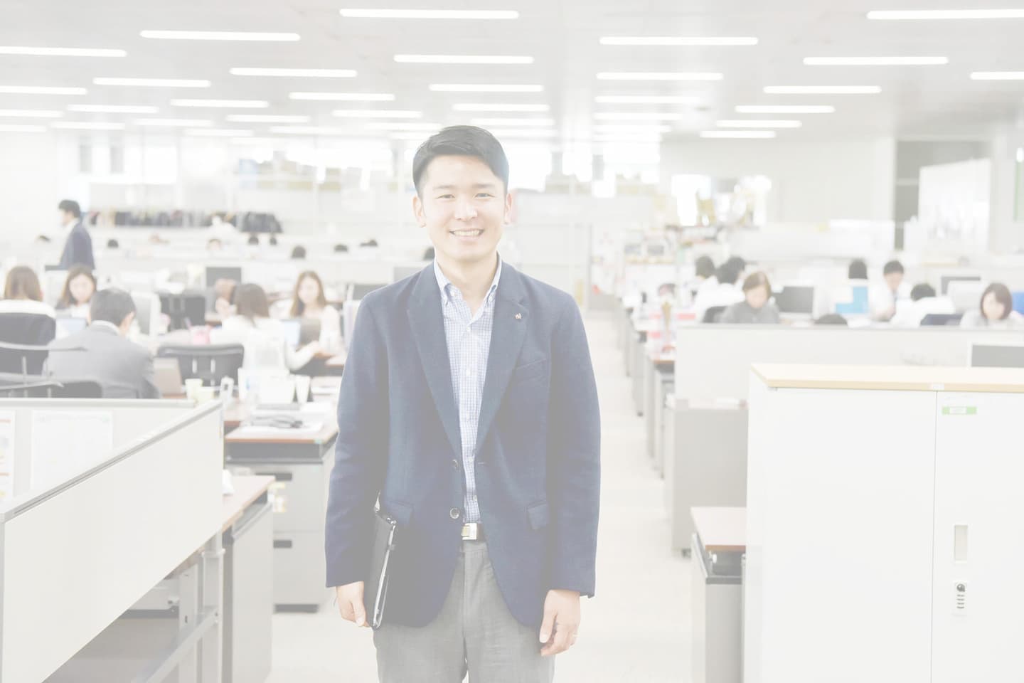 男性社員のプロフィール写真