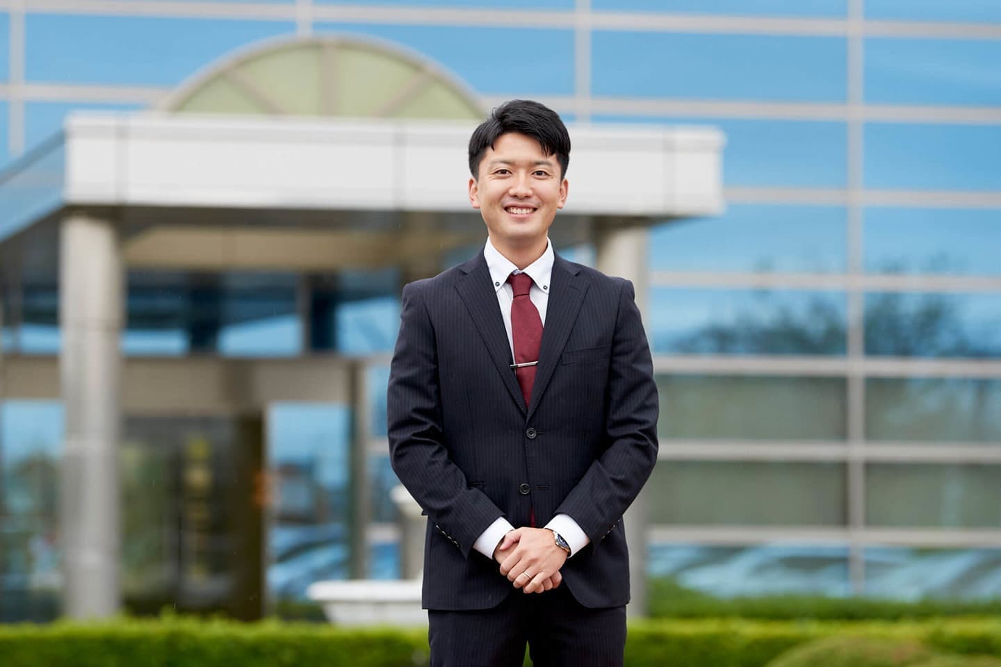 男性社員のプロフィール写真