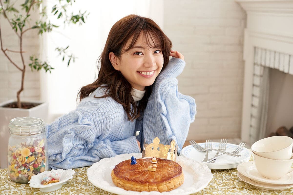 女性モデルのハウススタジオ写真撮影