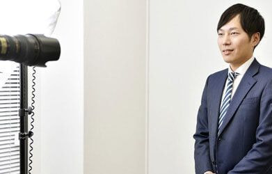 出張写真撮影の風景