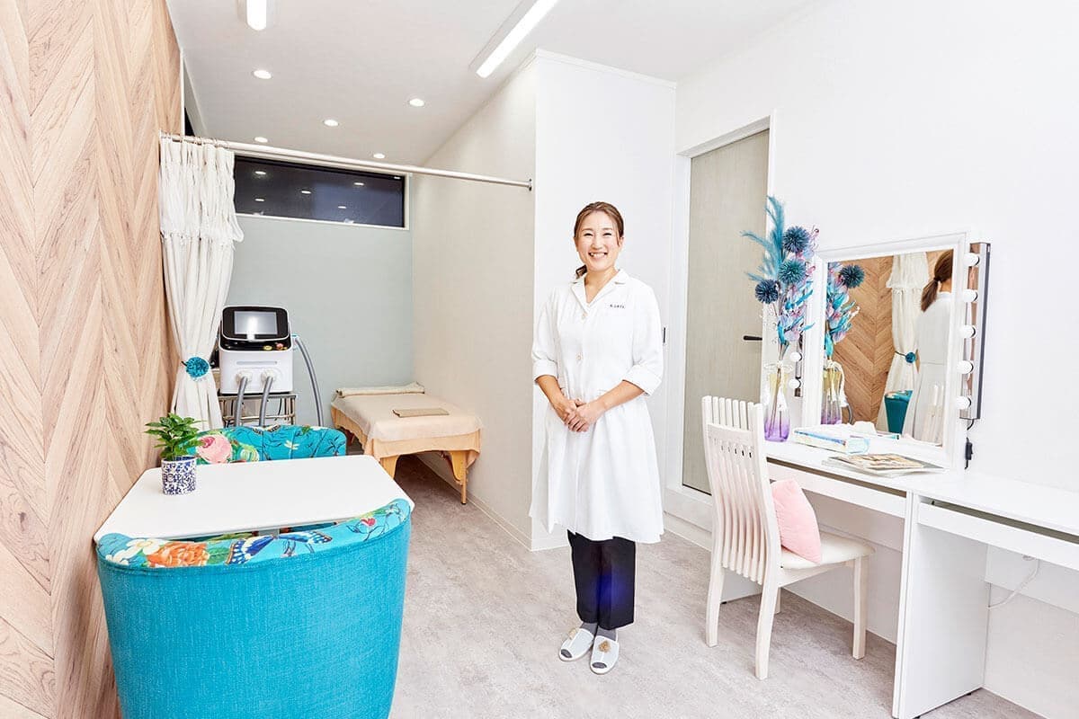 脱毛サロンのプロフィール写真