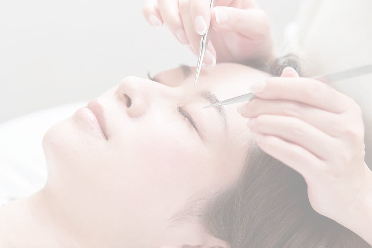 まつげサロンの施術写真