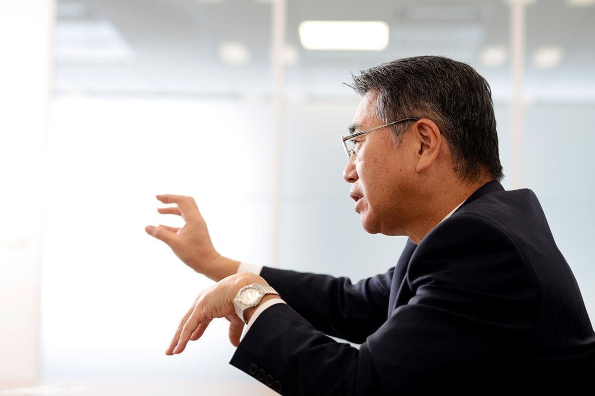 会社役員インタビュー写真