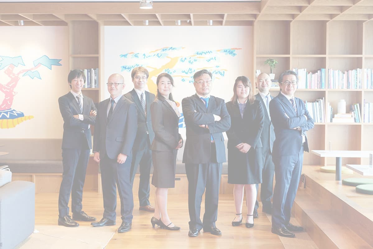 弁護士の集合写真撮影