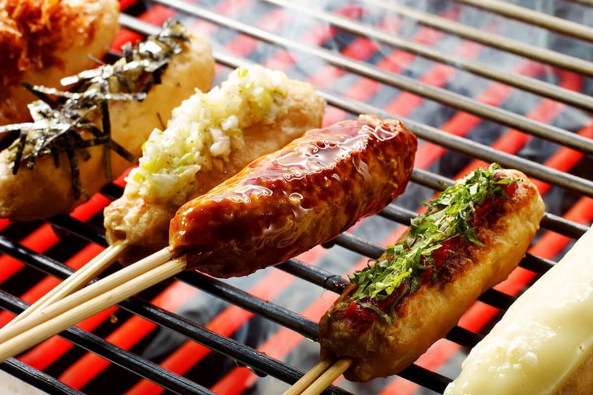 焼き鳥 シズル写真