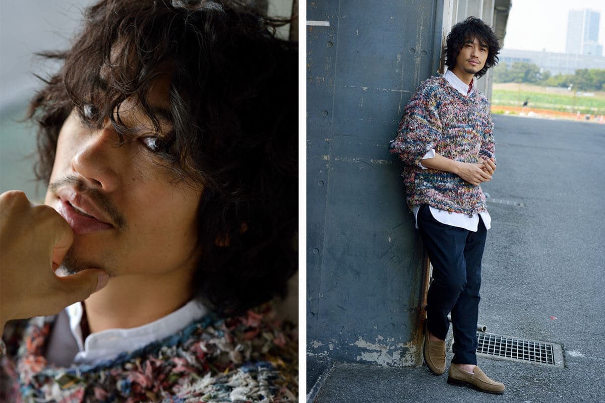 俳優のポートレート写真