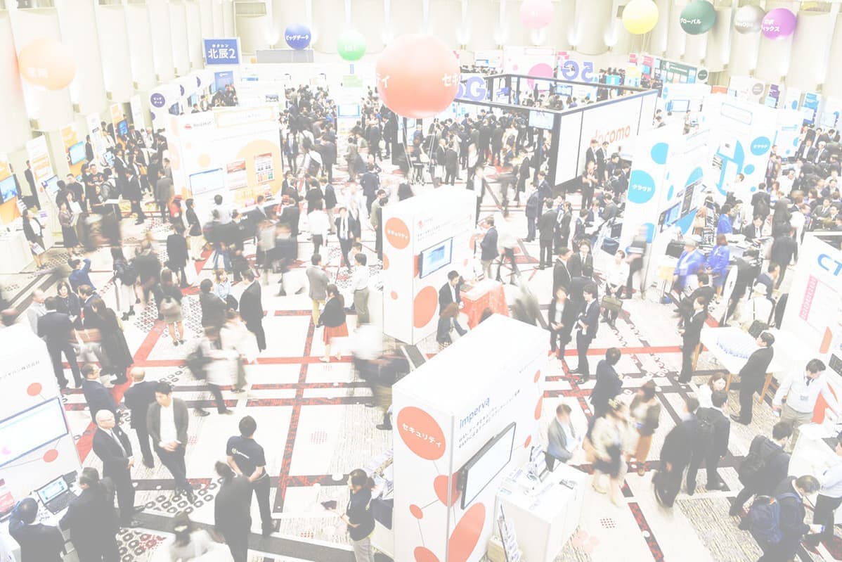 イベント会場の風景撮影