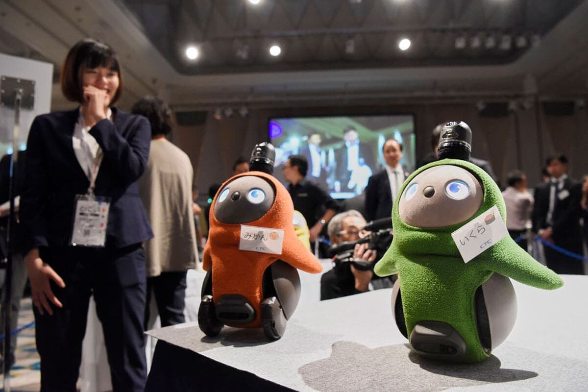 展示会の風景写真