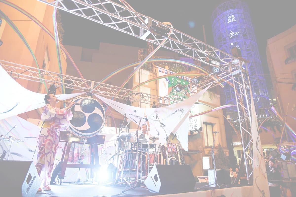 祭りのイベント写真