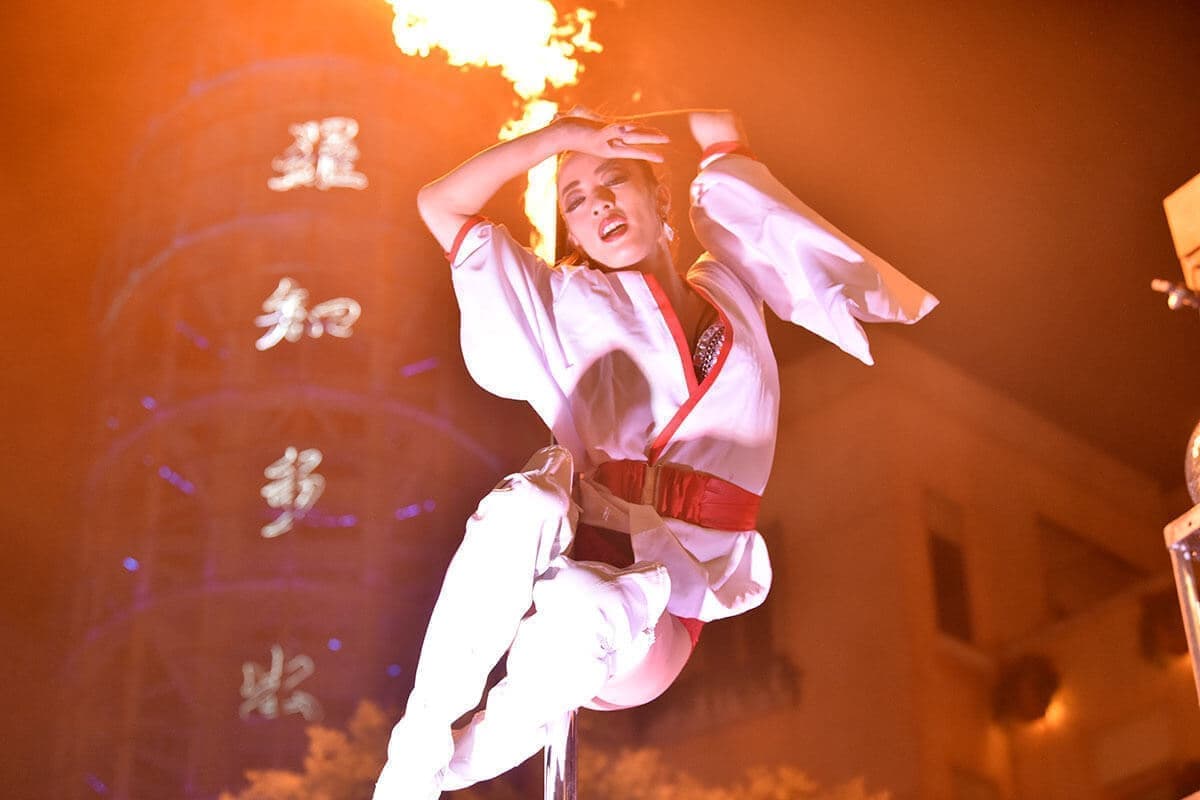 夏祭りのイベント写真