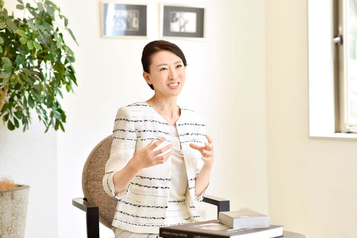 代表者のインタビュー写真