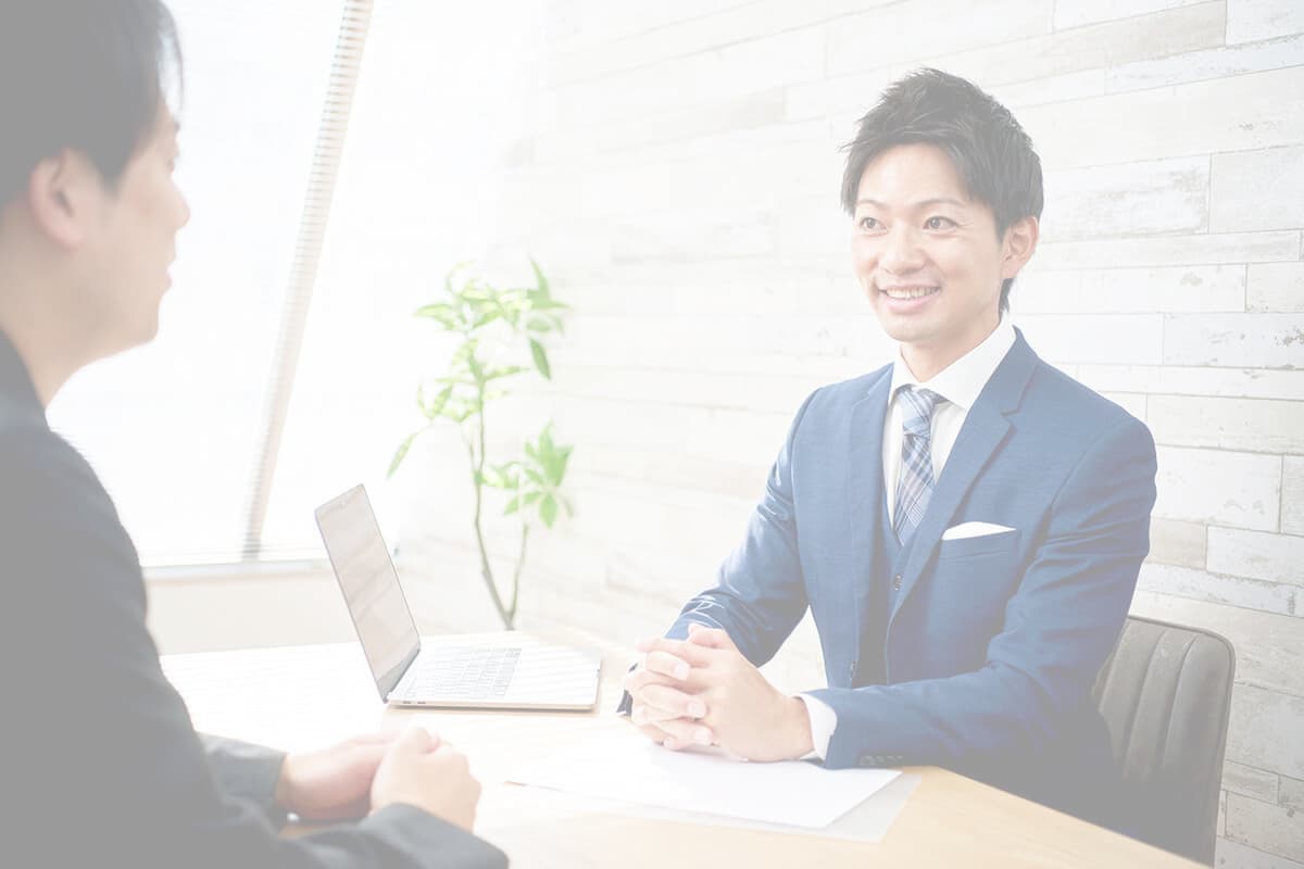 会計士の接客風景の写真